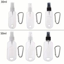 30ml 50ml Reusable Portable Mini Size Alcohol Spray Bottle Hand Sanitizer Travel Small Size Holder Hook Keychain Carrier 2024 - buy cheap