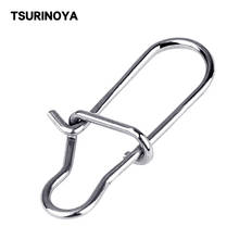 Tsurinoya 20 pçs 0 #1 #2 # aço inoxidável snap pino conector de pesca pesca acessórios para pesca ferramentas peche 2024 - compre barato