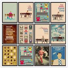 Perfect JL Forrest Gump Tom Hanks Vintage Posters For Home/Bar/Living Decor kraft Paper high quality poster wall sticker HBA7 2024 - buy cheap