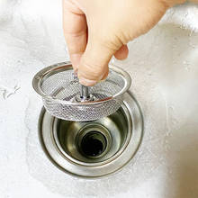 Bathroom Sink Strainer 304 Stainless Steel Water Stopper Sink Sink Water Filter Plug Kitchen Sink Accessories Kitchen Tools 2024 - buy cheap