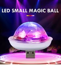 Studyset LED RGB Disco Stage Light DC 5V USB Magic Ball Light Sound Activated for Mobile Phone Party Family Decoration 2024 - buy cheap