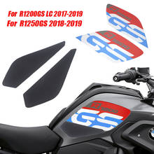 For BMW R1200GS R1250GS Tank Pads Soft Rubber Stickers Side Pad Gas Fuel Grip Decals R 1200 R1200 GS R1250GS 2024 - buy cheap