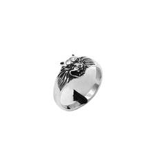 Fashion S925 Sterling Silver Wolf Ring High Quality Animal Wolf Head Biker Ring For Mens Women SWR0956A 2024 - buy cheap