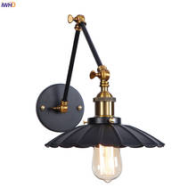IWHD RH Loft Decor Retro LED Wall Light Living Room Stair Porch 2 Arms Industrial Antique Vintage Wall Sconce Luminaire Edison 2024 - buy cheap