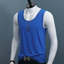 2021 Summer New Fashion Men Tank Top Bodybuilding Sleeveless Casual Shirts Men's Hot Gyms Vest Tank Top Male Slim Clothes A06 2024 - buy cheap