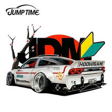 Jumptime 13cm x 9.3cm para jdm japão carro de corrida adesivo vinil carro adesivos decalque à prova dwaterproof água acessórios do carro engraçado adesivos 2024 - compre barato