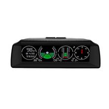 GPS do carro de Alarme de Excesso de Velocidade Medidor de Inclinação Inclinômetro Bússola Carro Automóveis Passo Transferidor de Ângulo de Inclinação Relógio Latitude Longitude 2024 - compre barato