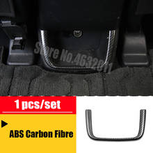 Tampa do descanso de braço traseiro, de fibra de carbono abs, estilo de carro, para toyota highlander club 2013-2018, acessórios, 1 peça 2024 - compre barato