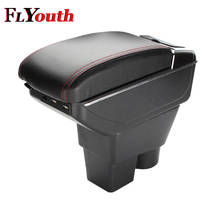 For Skoda Rapid Spaceback 2013-2017 Armrest Box USB Charging Heighten Double Layer Central Content Cup Holder Ashtray Styling 2024 - buy cheap