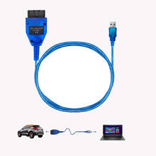 Cable de diagnóstico KKL Vag Com 409,1, Conector de interfaz OBD2 de 16 pines a USB para Skoda Fabia/Felicia/Octavia MK 1/Octavia MK 2/Superb 2024 - compra barato