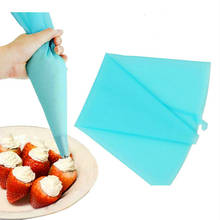 1Pcs Reusable Silicone Icing Piping Cream Pastry Bag Dessert Decorators Cake Cupcake Decorating Tools 2024 - buy cheap