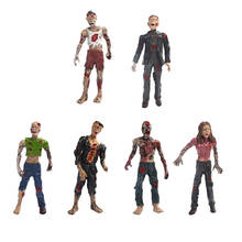 6pcs Zombie Mini Action Figure Static Model Toys for Kids Children 2024 - buy cheap