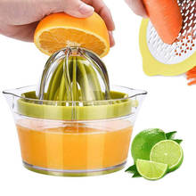 Exprimidor de naranja Manual antideslizante, Extractor de jugo de fruta portátil, utensilios de cocina para frutas y verduras, 12oz 2024 - compra barato