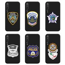 Funda de teléfono con logotipo de policía de las ciudades de EE. UU. Para Xiaomi Mi Note 10 Lite Mi 9T Pro, xiaomi 10 CC9 9SE 2024 - compra barato