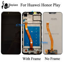 2018 новый 100% тестирование 6,3 дюймов для Huawei Honor Play COR-L29 COR-AL00 COR-AL10 модуль ЖК-дисплей и дигитайзер сенсорный экран в сборе рамка 2024 - купить недорого