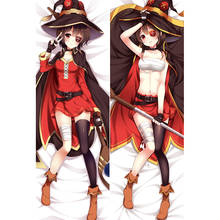 Konosuba Otaku Bedding Pillow Case Dakimakura Megumin Pillowcases Anime Moegirl Hugging Body Pillowcase Sofa Cushion Cover Bare 2024 - buy cheap