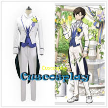 Anime Bungo Stray Dogs Dazai Osamu Cosplay Costume White Tuxedo Trench Outfit Men Adult Uniform Halloween Christmas Party Suits 2024 - buy cheap