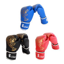 Боксерские перчатки для мужчин, женщин, мужчин, полиуретановые боевые перчатки для карате, боксерские тренировочные перчатки 2024 - купить недорого