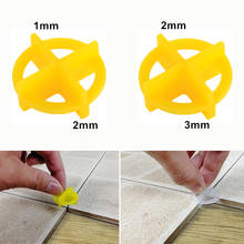 100pcs Tile Cross Wedge Locator Floor Gap Laying Tool for Flooring Wall Tile Leveling System Construction Tool 1mm 2mm 3mm 2024 - купить недорого