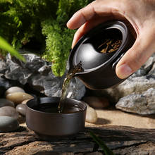 Juego de té portátil de Kung Fu con tetera y taza de té, tetera china de Gaiwan, taza de viaje para el hogar, senderismo, Camping al aire libre 2024 - compra barato