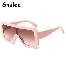 Женские солнцезащитные очки с градиентными линзами, розовые солнцезащитные очки в большой квадратной оправе, 2021 2024 - купить недорого