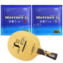 Pro Table Tennis PingPong Combo Racket Galaxy YINHE T8s with 2Pieces Mercury II Long Shakehand FL 2024 - buy cheap