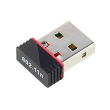 Portable Mini Network Card USB 2.0 WiFi Wireless Adapter Network LAN Card 150Mbps 802.11 Ngb RTL8188EU Adaptor For PC Desktop 2024 - buy cheap