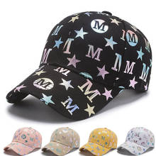 Nova moda algodão boné de beisebol ao ar livre verão mulher masculina carta impressão snapback osso gorras hombre casquette hip hop chapéus cp117 2024 - compre barato