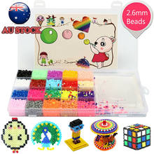 11000Pcs 2.6mm Toys Educational 3 Pegboards Hama Beads Set Gift Kids Fuse Perler 20 Colors DIY Craft Making Pendant Jigsaw Boxed 2024 - buy cheap