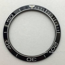 38mm Watch Bezel Black Ceramic Watch Bezel Insert For 40mm Mens Automatic Watches 2024 - buy cheap