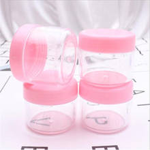 5PCS Refillable Bottles Pink Plastic Empty Makeup Jar Pot Travel Face Cream Lotion Cosmetic Container Empty Bottle 2024 - buy cheap