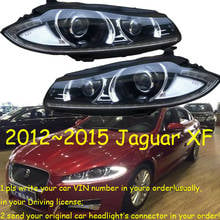 1pcs 2012~2015y New! car bupmer head light for Jaguar XF headlight LED daytime light DRL fog for Jaguar XF headlamp 2024 - buy cheap