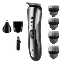 KM-1407 Multifunctional Man Hair Trimmer Rechargeable Professional Hair Clipper Electric Beard Shaver Nose Hair Trimmer 2024 - buy cheap