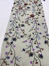 Красивый вышитый африканских тюль кружева ткань французский чистая кружевной ткани JIANXI.C-288.8811 для праздничное платье 2024 - купить недорого
