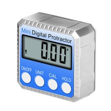 360° Mini Digital Protractor High Precision Electronic Goniometer Inclinometer Digital Level Angle Finder Gauge Measurement Box 2024 - купить недорого