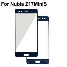 Lente de Cristal exterior frontal para Nubia Z17MiniS NX589J, Panel táctil de pantalla para Nubia Z17 MiniS, piezas de reparación de cristal táctil LCD NX589J 2024 - compra barato