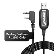 Baofeng-Cable de programación sin unidad PL2303, Chip para Baofeng UV-5R, BF-F8HP, Radio de mano Ham RadioTwo Way 2024 - compra barato