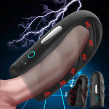 Cock Ring Vibrator Sex Toys For Men Penis Trainer Male Masturbator Delay Ejaculation Stimulate Cockring Glans Vibrating Massager 2024 - buy cheap