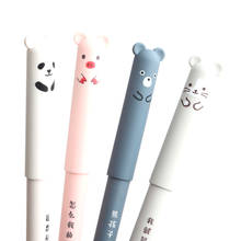 4 Pcs/set Kawaii Pig Bear Cat Mouse Erasable Gel Pen School Office Supplies Stationery Gift 0.35mm Blue Black Ink 2024 - buy cheap