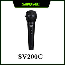 Micrófono Shure SV100C/SV200C con cable para casa, KTV, cantar en vivo, Micro Karaoke para juegos 2024 - compra barato