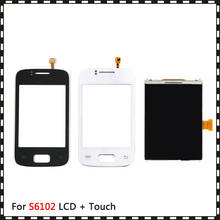 New High Quality 3.14'' For Samsung Galaxy Y Duos S6102 Lcd Display With Touch Screen Digitizer Sensor 2024 - buy cheap