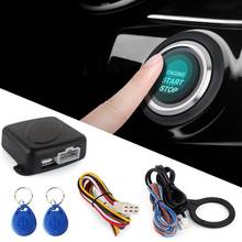 Sistema de alarma inteligente RFID para coche, botón de arranque y parada del motor, inmovilizador de encendido con control remoto sin llave, 12V 2024 - compra barato