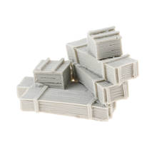 Model Accessory, 1:35 Resin WWII  Crates 6 Box War Game Layout Unpainted 2024 - buy cheap