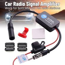 12V Car Radio Antenna FM/AM Radio Signal Amplifier Booster Car Antenna Aerials 80-108MHZ For Marine Boat Auto Car Accessories 2024 - buy cheap