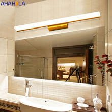 40cm Gold Silver Black Led Mirror Light Wall Sconce Bathroom Light Nordic Modern Stair Bedroom Bathroom Make-up Mirror Lamp 2024 - buy cheap