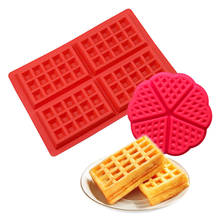 Cake Molds Bakeware Silicone Non-Stick Baking Pastry Tools DIY Pan Waffle Chiffon Jelly Pudding Mousse Red Kitchen accessories 2024 - buy cheap