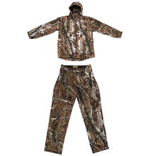 3D Pine Branch Hunting Rainsuit Camo Hooded Jacket Pants Trousers Camouflage Suit Breathable Hooded Jacket and Pants 2024 - buy cheap