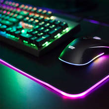 Игровой коврик для мыши darkFlash 800*300 мм RGB, контроллер для клавиатуры, Регулируемый цвет 2024 - купить недорого