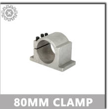 Para 1. 5kw/2.2kw er16/er20 máquina de trituração do eixo clamp1 pces 80mm eixo do motor suportes 80mm braçadeira. 2024 - compre barato