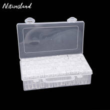 64 Slots Transparent Storage Box Diamond Embroidery Painting Tool for DIY Craft Small Parts Beads Jewelry Organization Case 2024 - buy cheap